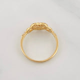 Anillo Corazon Infinito 2.3g / T7 1/2 Oro Amarillo 18K