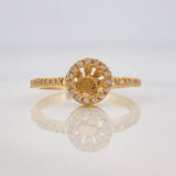Anillo Huella 2.45g / T8 Oro Amarillo 18K