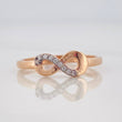 Anillo Infinito 1.8g / T7 Oro Rosa 18K