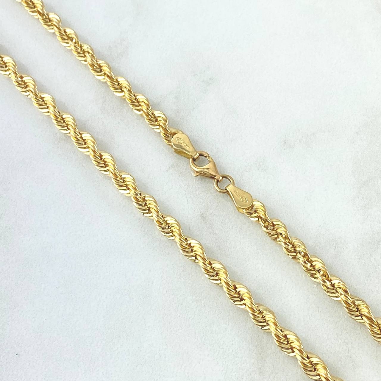 Cadena Lazo 8.15gr / 45cm / 3.8mm Oro Amarillo +3 18K