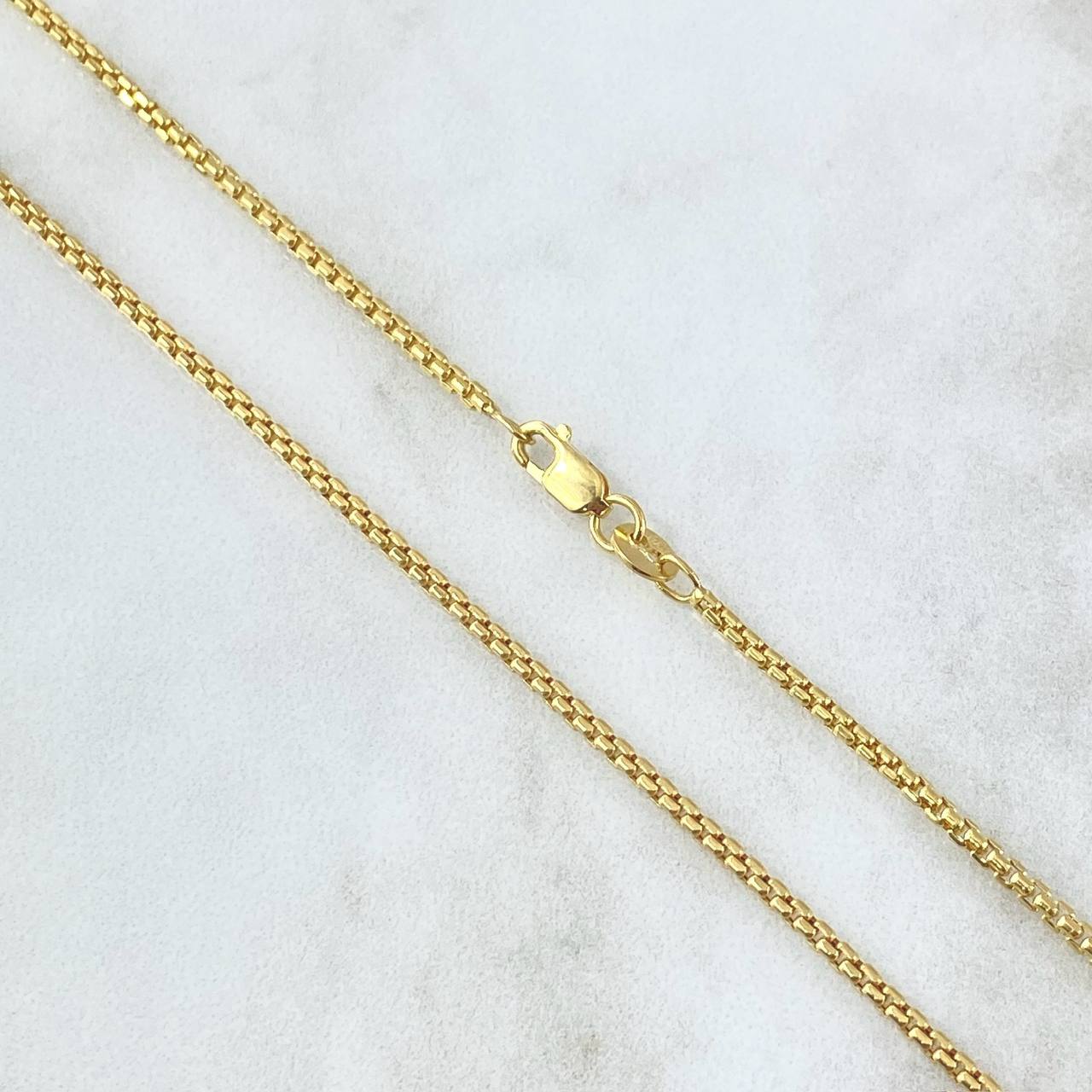 Cadena Veneciana 5.1gr / 60cm / 1.7mm Oro Amarillo +3 18K