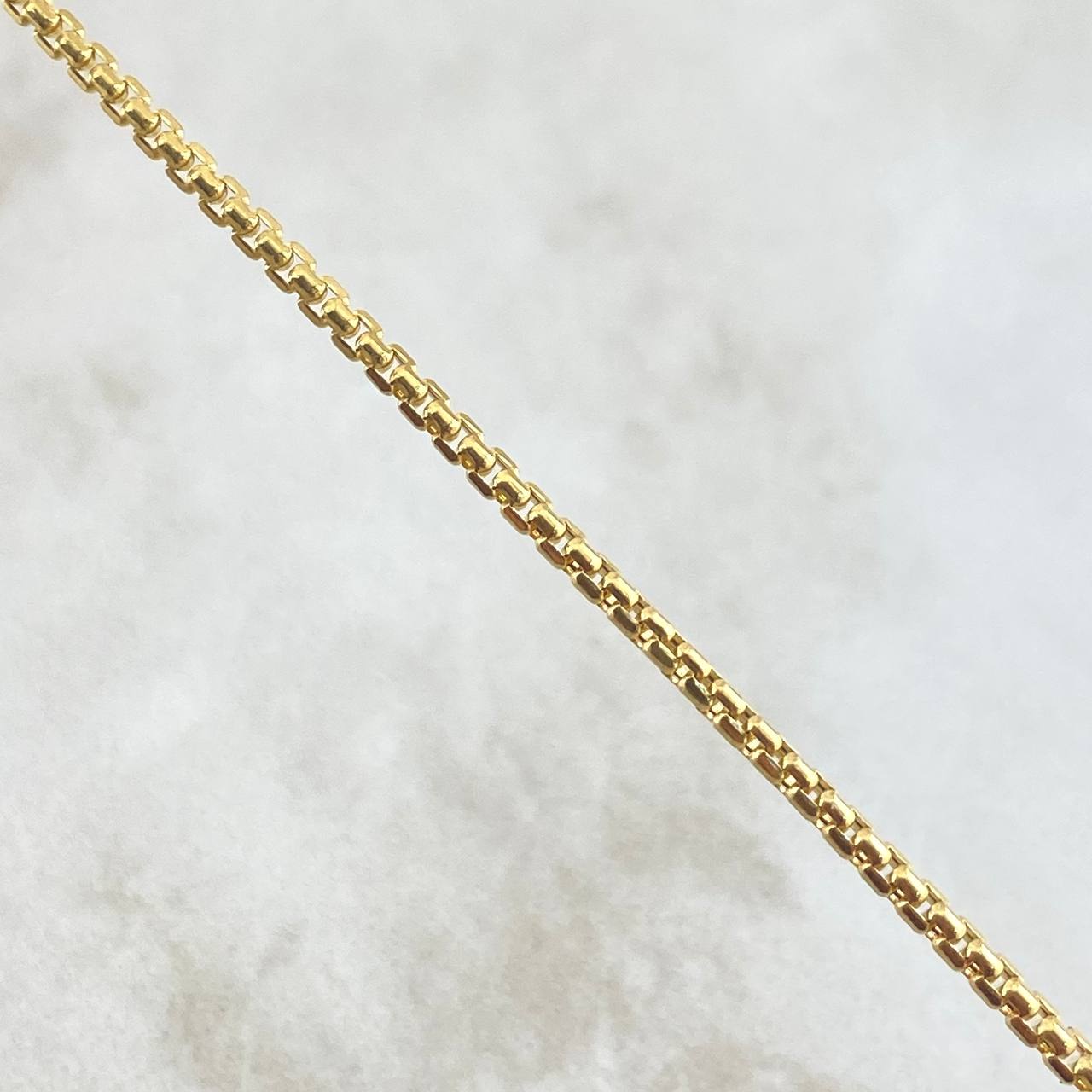 Cadena Veneciana 5.1gr / 60cm / 1.7mm Oro Amarillo +3 18K