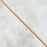 Cadena Veneciana 5.1gr / 60cm / 1.7mm Oro Amarillo +3 18K