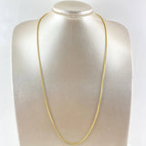 Cadena Franco 4.75gr / 65cm / 1.5mm Oro Amarillo +4 18K
