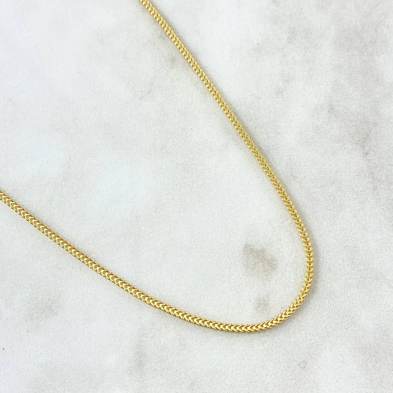 Cadena Franco 4.8gr / 65cm / 1.5mm Oro Amarillo +4 18K