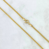 Cadena Franco 4.8gr / 65cm / 1.5mm Oro Amarillo +4 18K