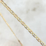 Cadena Plana 4.7gr / 45cm / 2.5mm Tres Oros +3 18K
