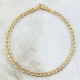 Pulso Cubano 2.35gr / 20.5cm / 3.6mm Oro Amarillo +1 18K