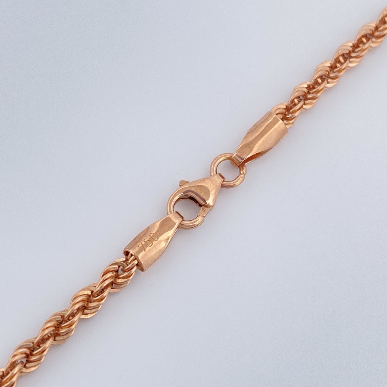 Cadena Lazo 4.9gr / 60cm / Oro Rosa +3 18K &