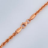 Cadena Lazo 4.9gr / 60cm / Oro Rosa +3 18K &