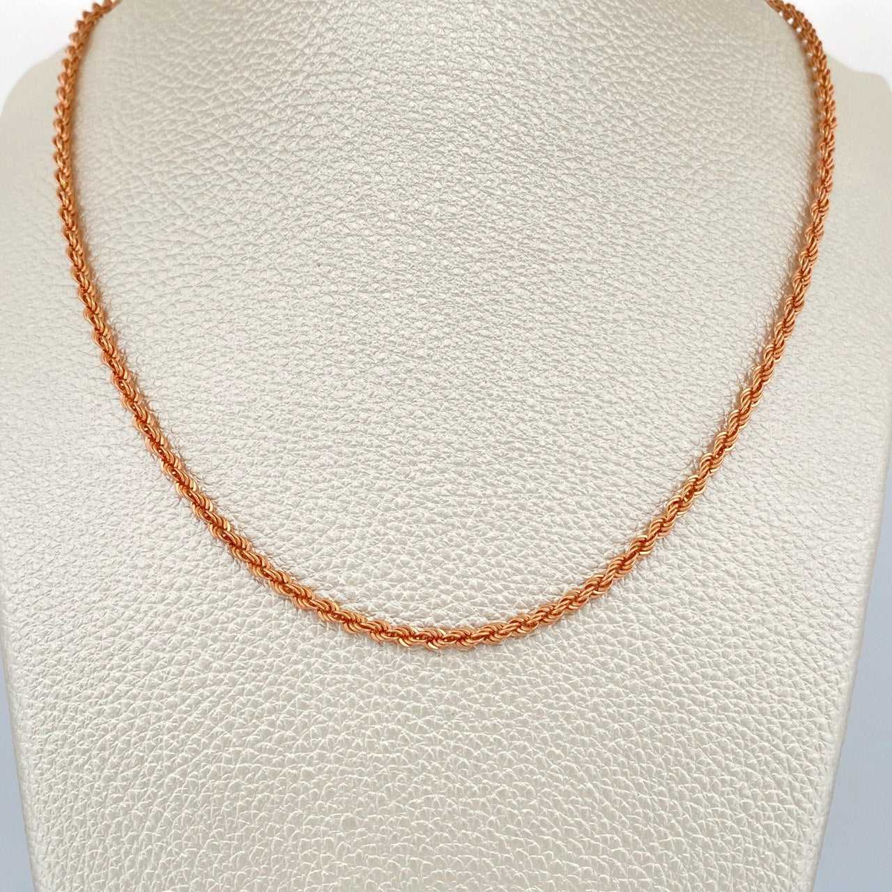 Cadena Lazo 4.9gr / 60cm / Oro Rosa +3 18K &