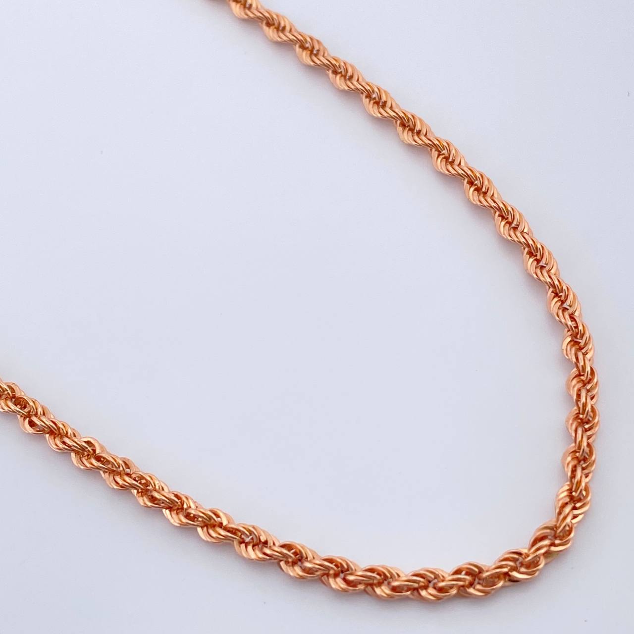 Cadena Lazo 4.9gr / 60cm / Oro Rosa +3 18K &