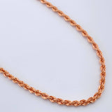Cadena Lazo 4.9gr / 60cm / Oro Rosa +3 18K &