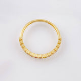 Anillo Churumbela Burbujas 1.65gr / T7 1/2 / Oro Amarillo 18K