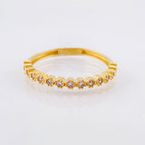 Anillo Churumbela Burbujas 1.7gr / T6 1/2 / Oro Amarillo 18K