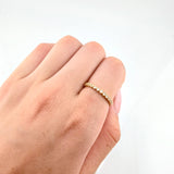 Anillo Churumbela Burbujas 1.6gr / T6 / Oro Amarillo 18K