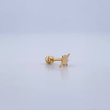 Piercing Estrella Cardinal 0.3gr / 1cm / Oro Amarillo 18K &
