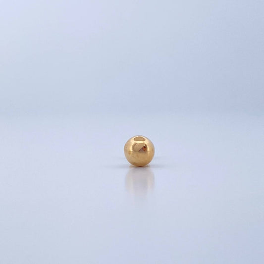 Piercing Bola 0.35gr / 1.3cm / Oro Amarillo 18K &