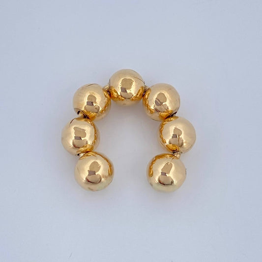 Piercing Earcuff Simulador 1.6gr / 1.6cm / Oro Amarillo 18K &