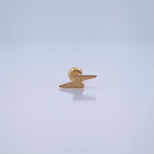Piercing Rayo 0.3gr / 1cm / Oro Amarillo 18K &
