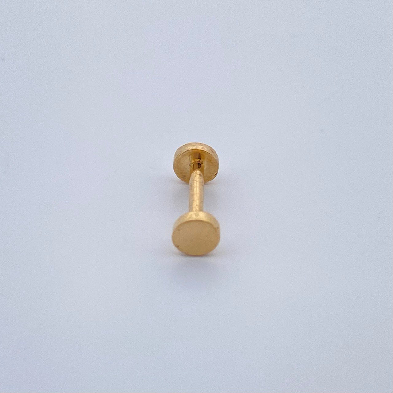 Piercing Circulo Plano 0.45gr / 1cm / Oro Amarillo 18K &
