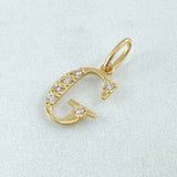 Dije Letra G Silueta 0.7gr / 2cm / Oro 18K