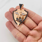 Dije San Miguel Arcángel 17.35g / 4.7cm Tres Oros 18K