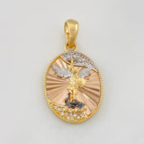 Dije San Miguel Arcángel 4.3g / 3.3cm Cuatro Oros 18K