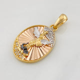 Dije San Miguel Arcángel 4.3g / 3.3cm Cuatro Oros 18K