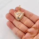 Dije San Miguel Arcángel 6g / 3.6cm Tres Oros 18K