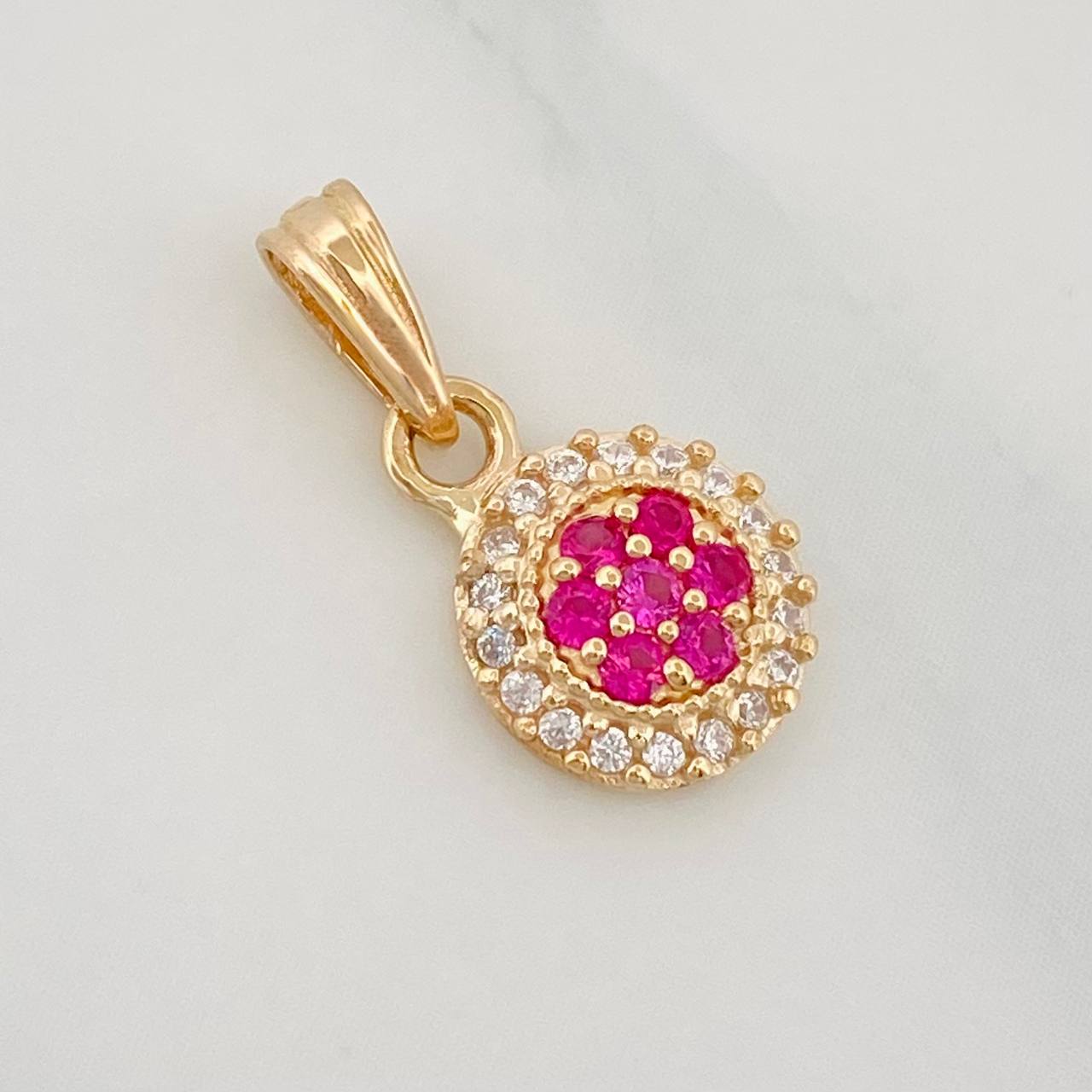 Dije Halo Circulo 0.9g / 1.5cm Oro Amarillo 18K