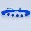 Pulsera Azul Bolas 1.1gr / Oro 18K &
