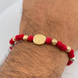 Pulsera Roja Corona RX 2.05gr / Oro 18K &