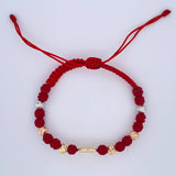 Pulsera Roja Corona RX 2.05gr / Oro 18K &