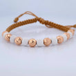 Pulsera Beige Bolas 1.6gr / Oro 18K &