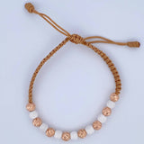Pulsera Beige Bolas 1.6gr / Oro 18K &