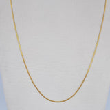 Cadena Serpiente 1.35gr / 45.4cm / +3 Oro 18K &