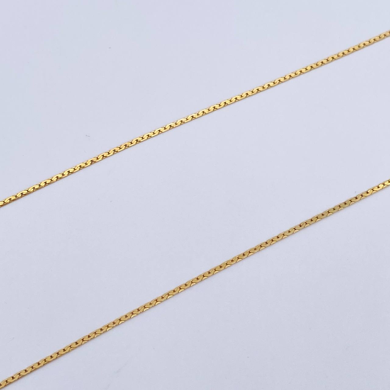 Cadena Serpiente 1.25gr / 45.4cm / +3 Oro 18K &