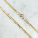 Cadena Espejo 4.1gr / 45cm / 2.2mm Oro Amarillo +3 18K *