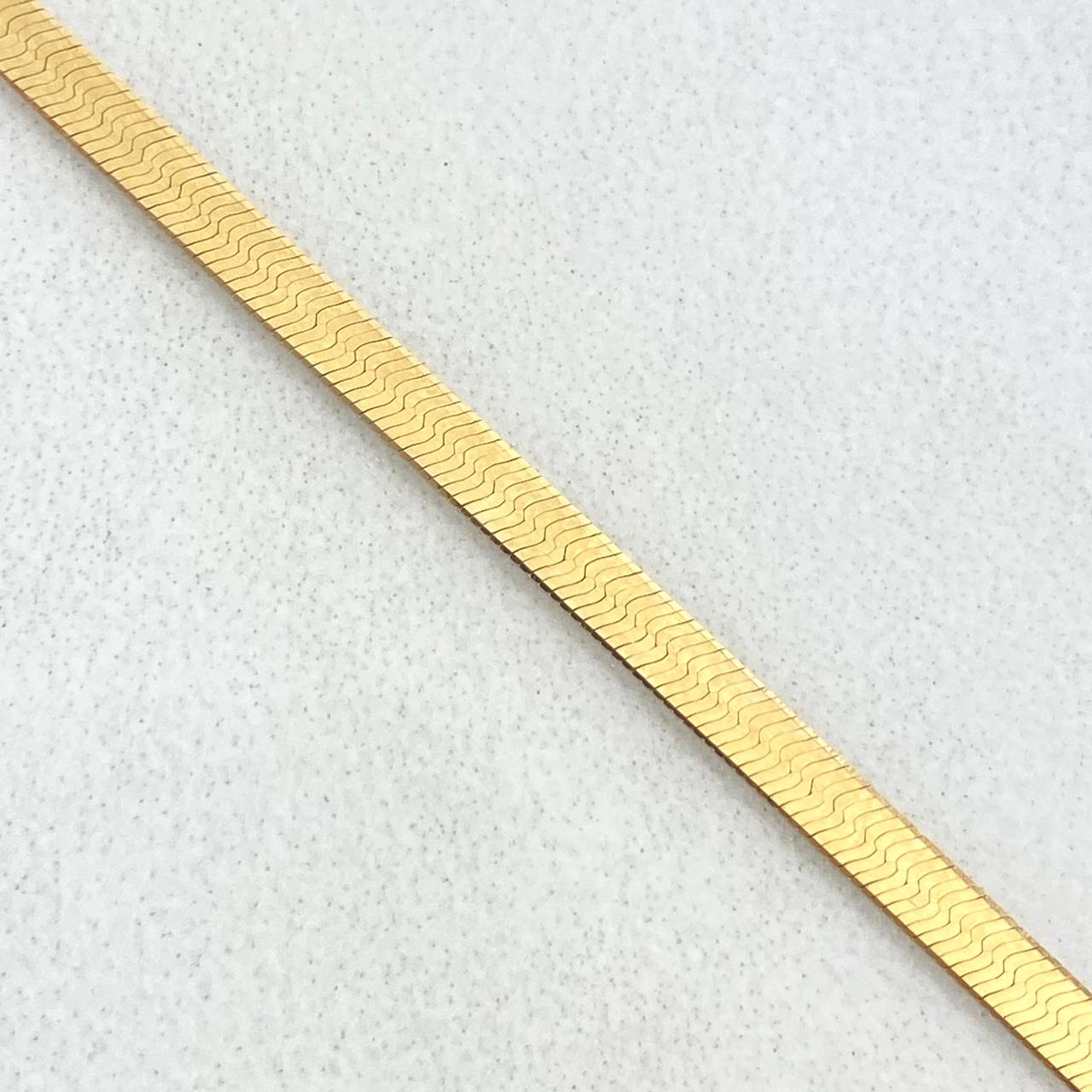 Cadena Espejo 4.1gr / 45cm / 2.2mm Oro Amarillo +3 18K *