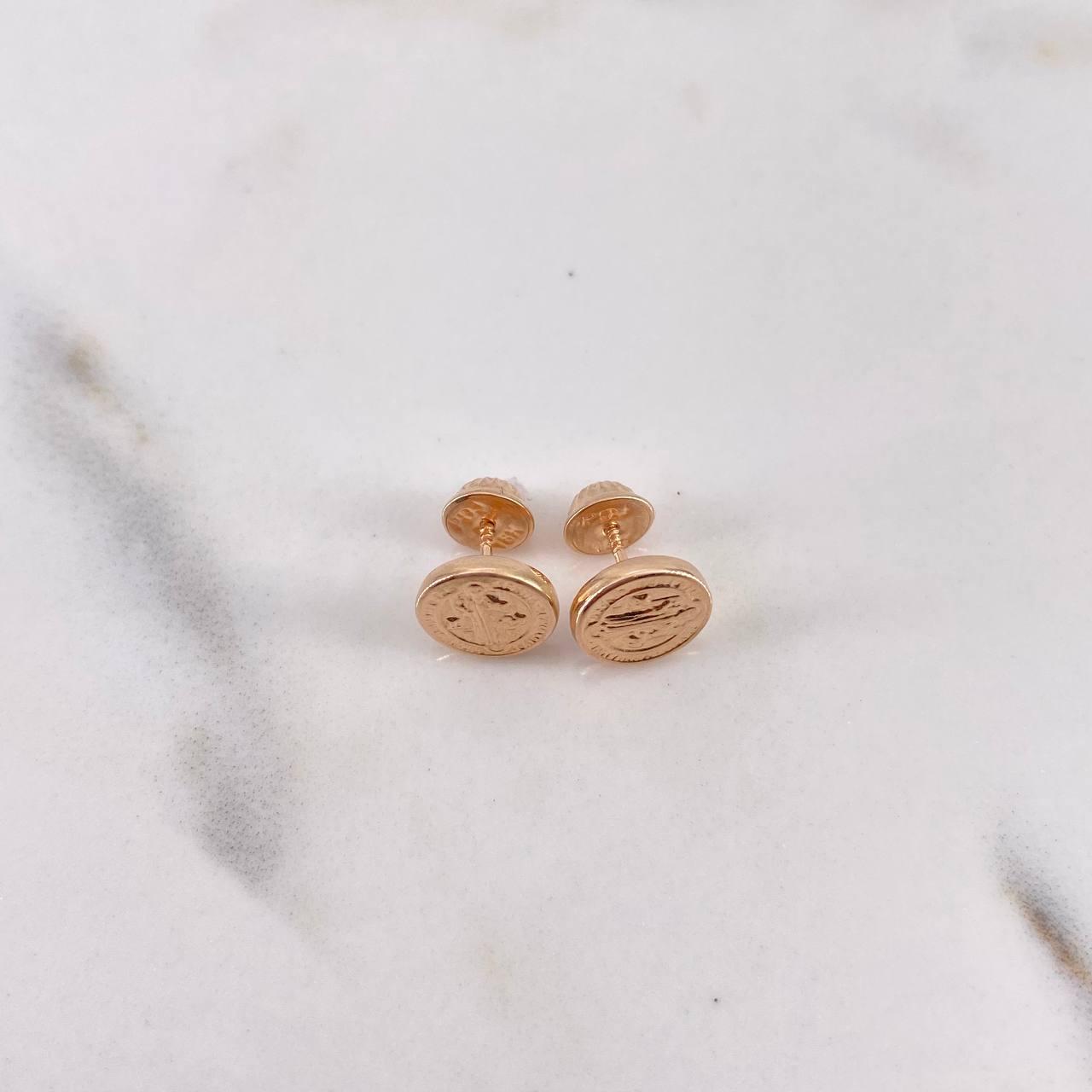Topos San Benito 0.7gr / Troquelados Oro Rosa 18K $