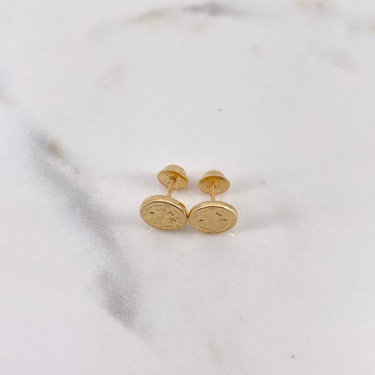 Topos San Benito 0.7gr / Troquelados Oro Amarillo 18K #