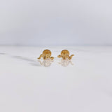 Topos Serpiente 0.5gr / Liso Oro Amarillo 18K $