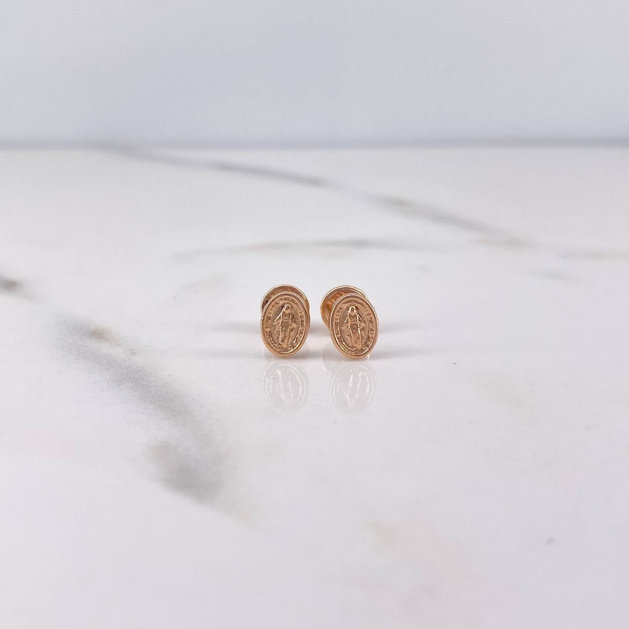 Topos Virgen Milagrosa 0.55gr / Oro Rosa 18K $