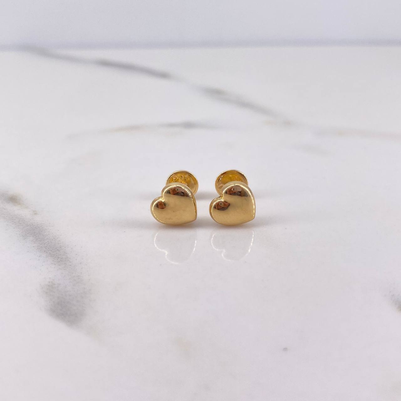 Topos Corazon 0.65gr / Troquelados Oro Amarillo 18K $