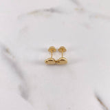 Topos Corazon 0.65gr / Troquelados Oro Amarillo 18K $