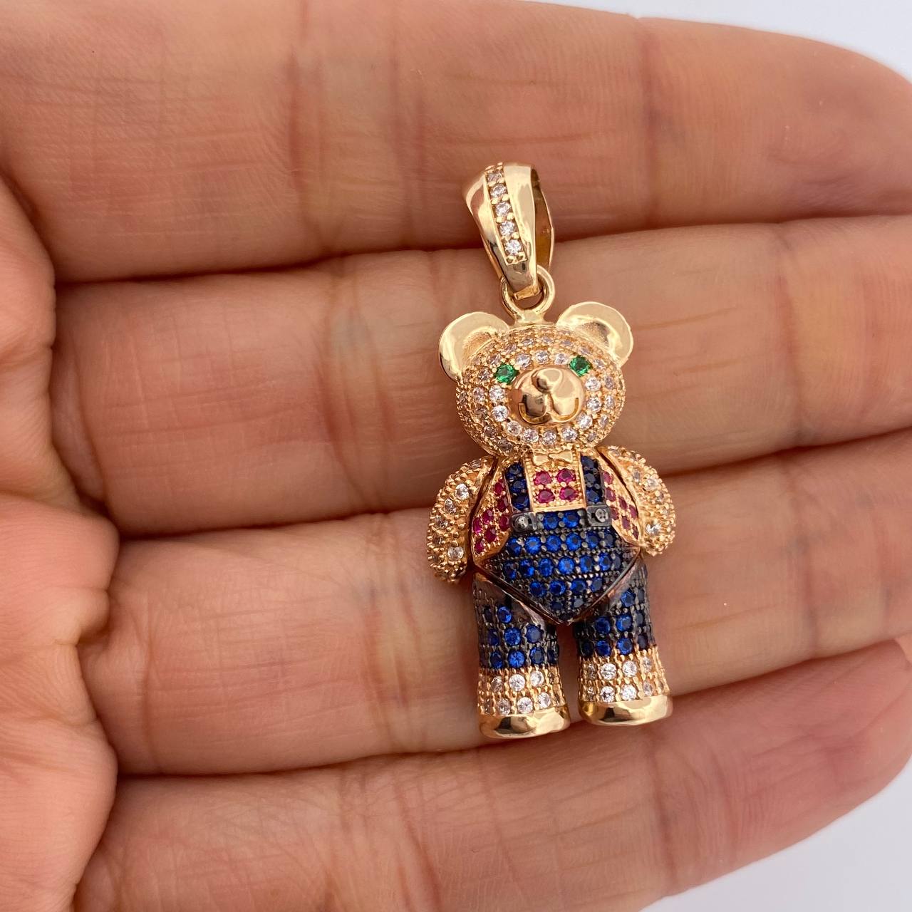 Dije Oso Articulado 9.15gr / 3.5cm / Oro 18K &