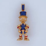 Dije Pato Furioso 8.15gr / 4cm / Oro 18K &