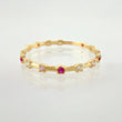 Anillo Centella Alternada 0.8gr / T7 1/2 / Oro Amarillo 18K ©
