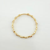 Anillo Centella Alternada 0.8gr / T7 1/2 / Oro Amarillo 18K ©